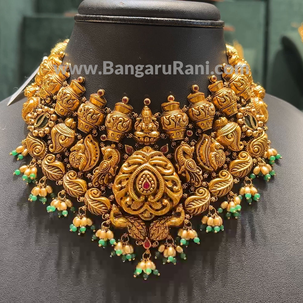 Long Chain Traditional Temple Jewellery Designs In Malabar Gold