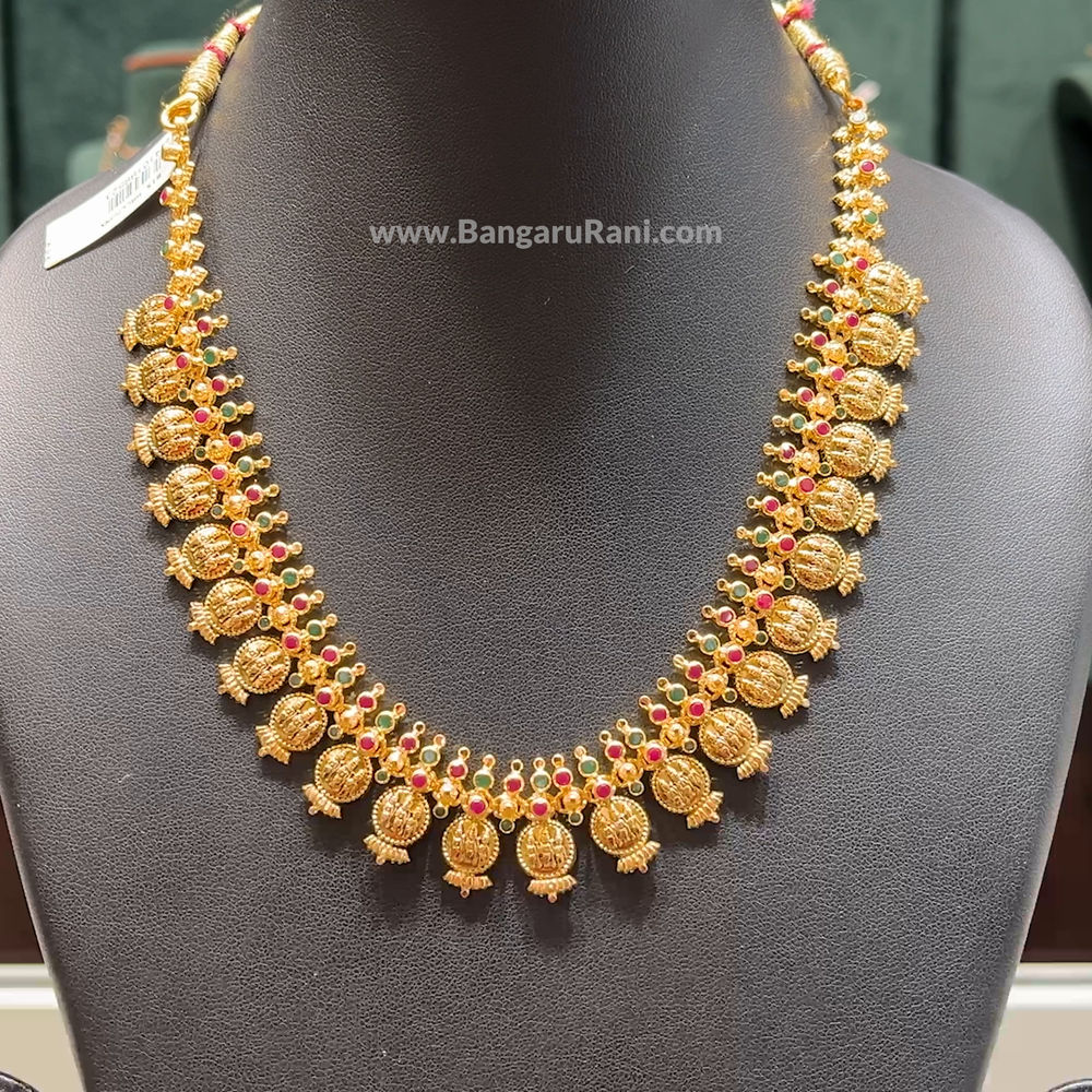 Gold necklace design in 20 grams discount