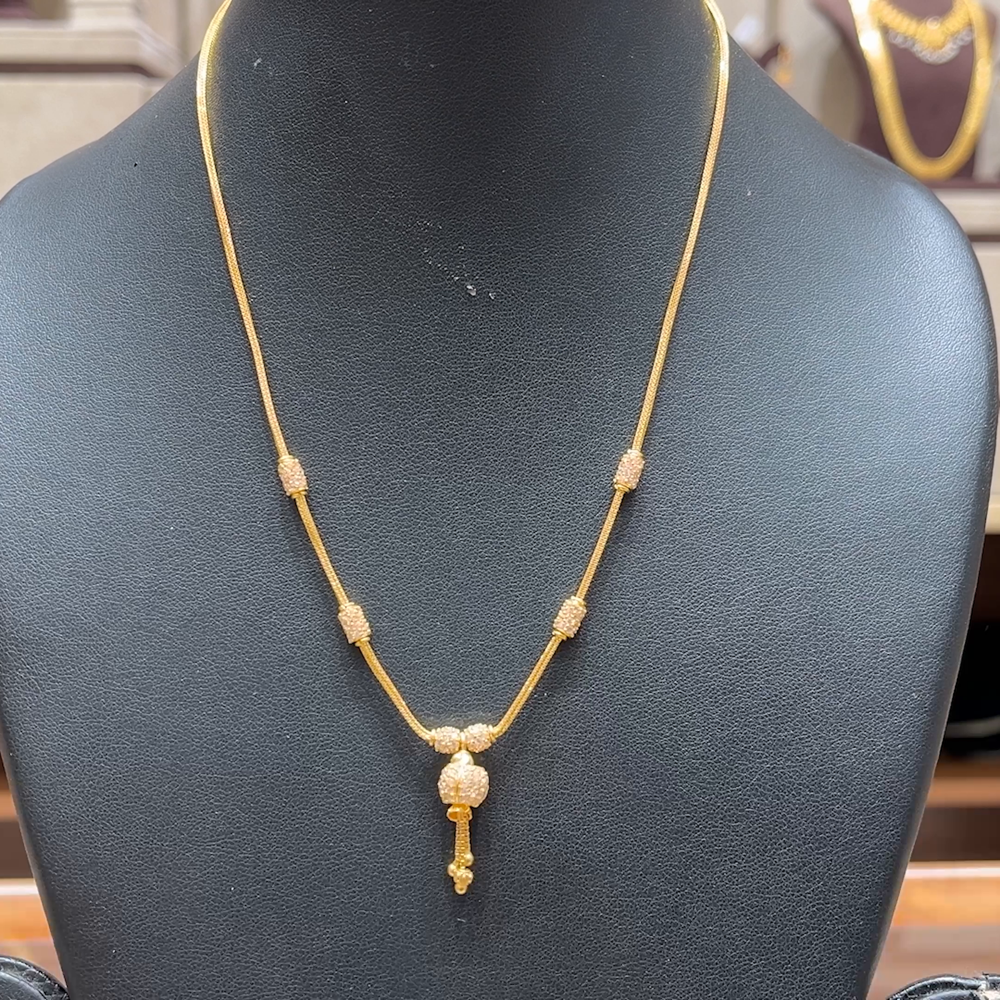 Chennai Shopping Mall CHAINS 22K Yellow Gold – BangaruRani