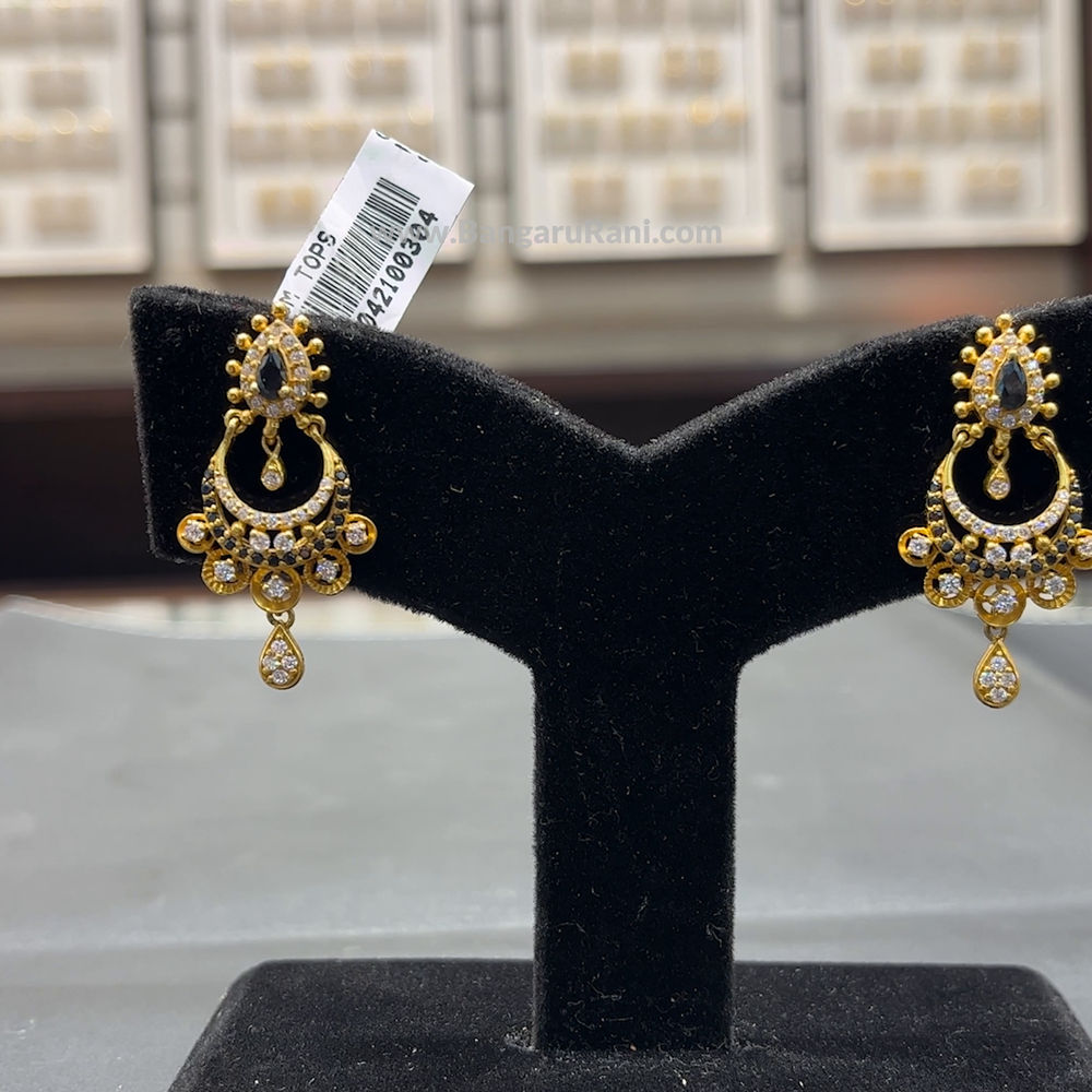 9.443gms EARRINGS 22K Yellow Gold BangaruRani