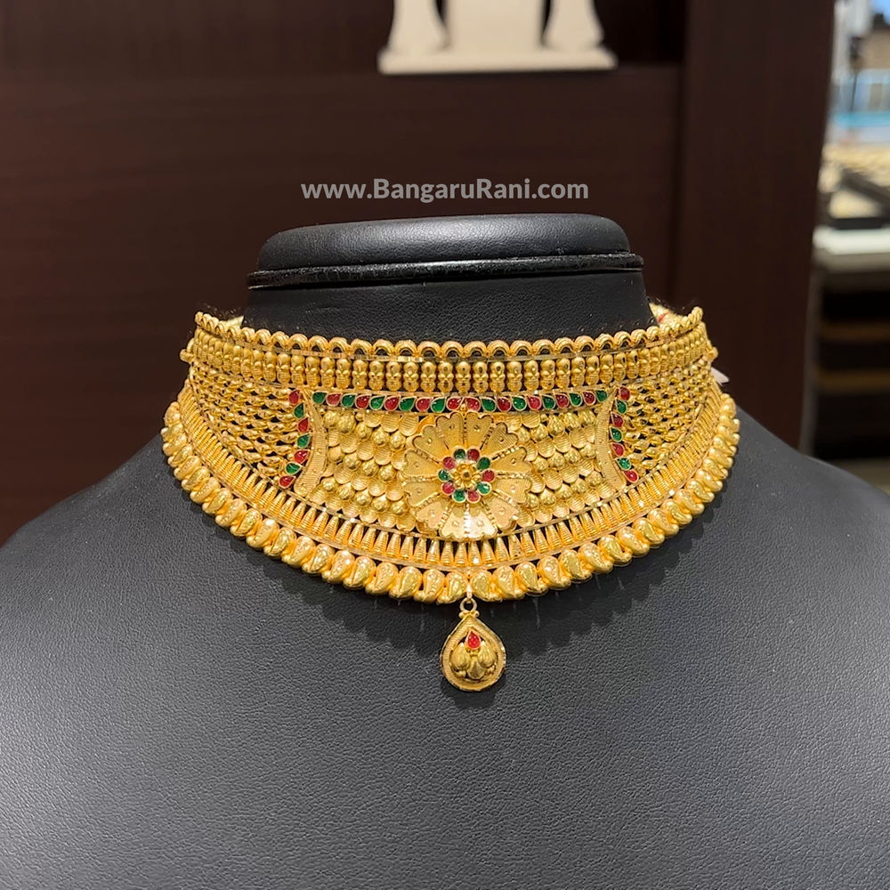 Latest gold choker sets online