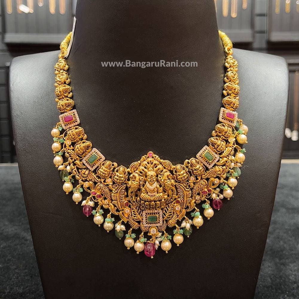 52.92gms NECKLACE 22K Nakshi