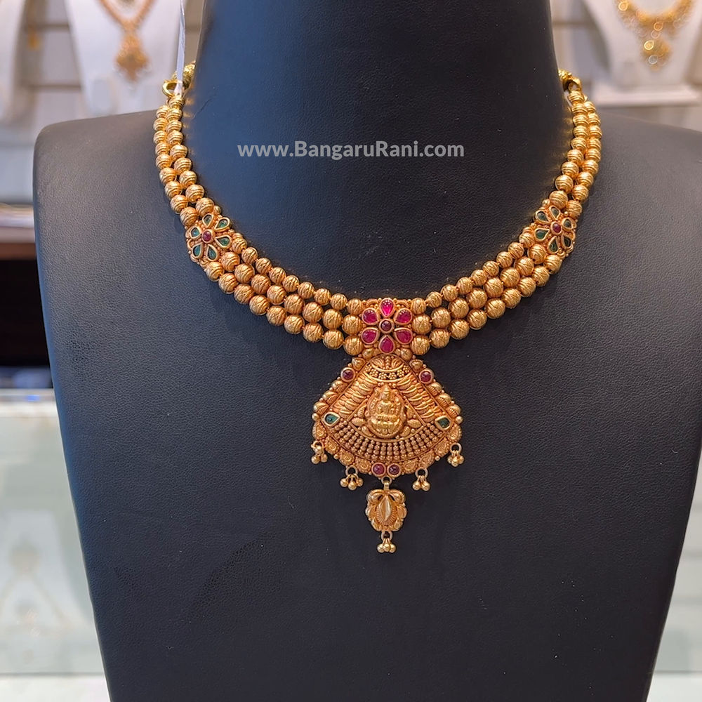 Antique gold necklace with weight deals