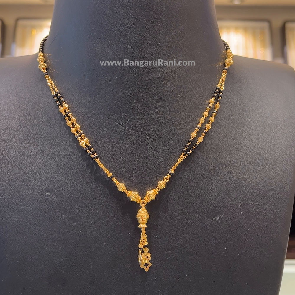 Buy Black Ball Crystal Black Bead Mangalsutra Online in India -   Black  beads mangalsutra design, Black beaded jewelry, Beaded necklace designs