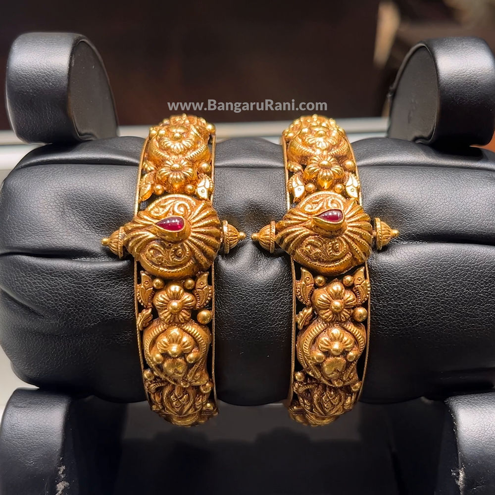 CMR 48.176gms BANGLES 22K Antique