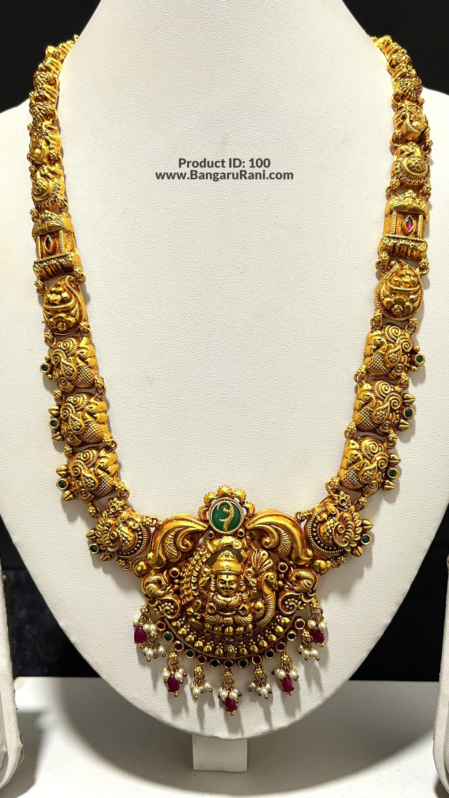 Saravana Jewellers 59.6gms SILVER HARAMS 916 Nakshi