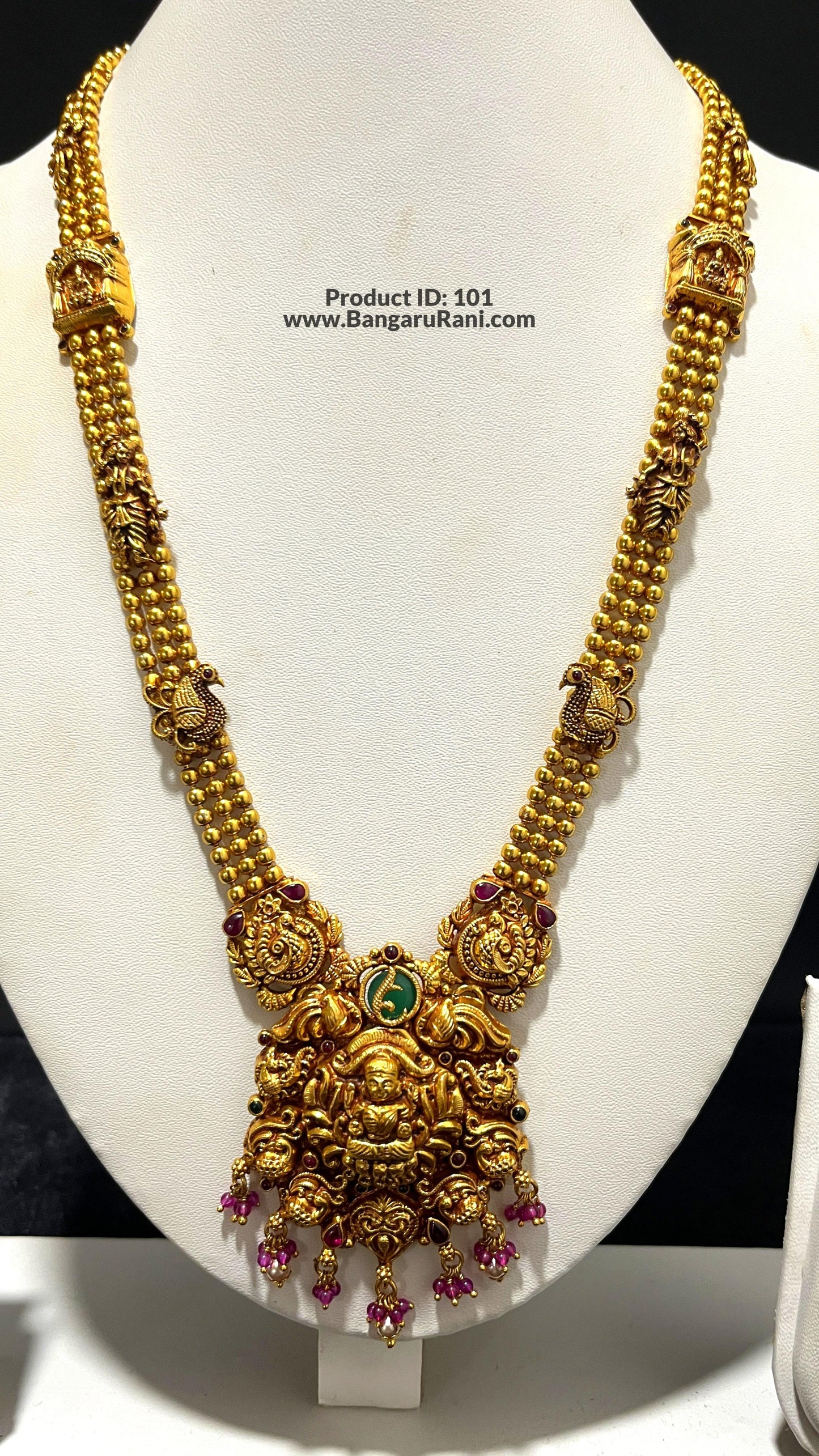 Saravana Jewellers 73.4gms SILVER HARAMS 916 Nakshi