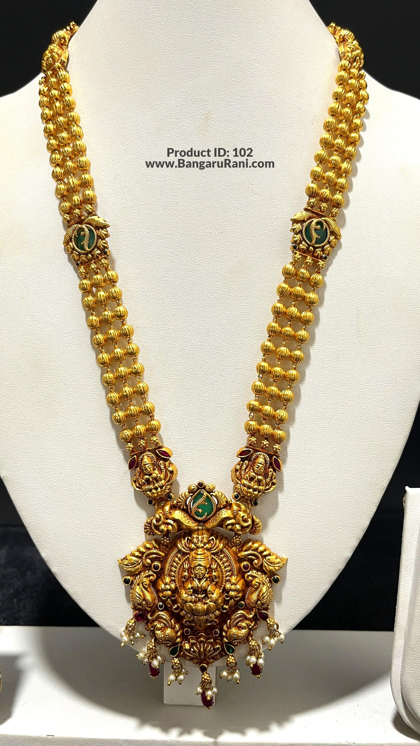 Saravana Jewellers 56.9gms SILVER HARAMS 916 Nakshi