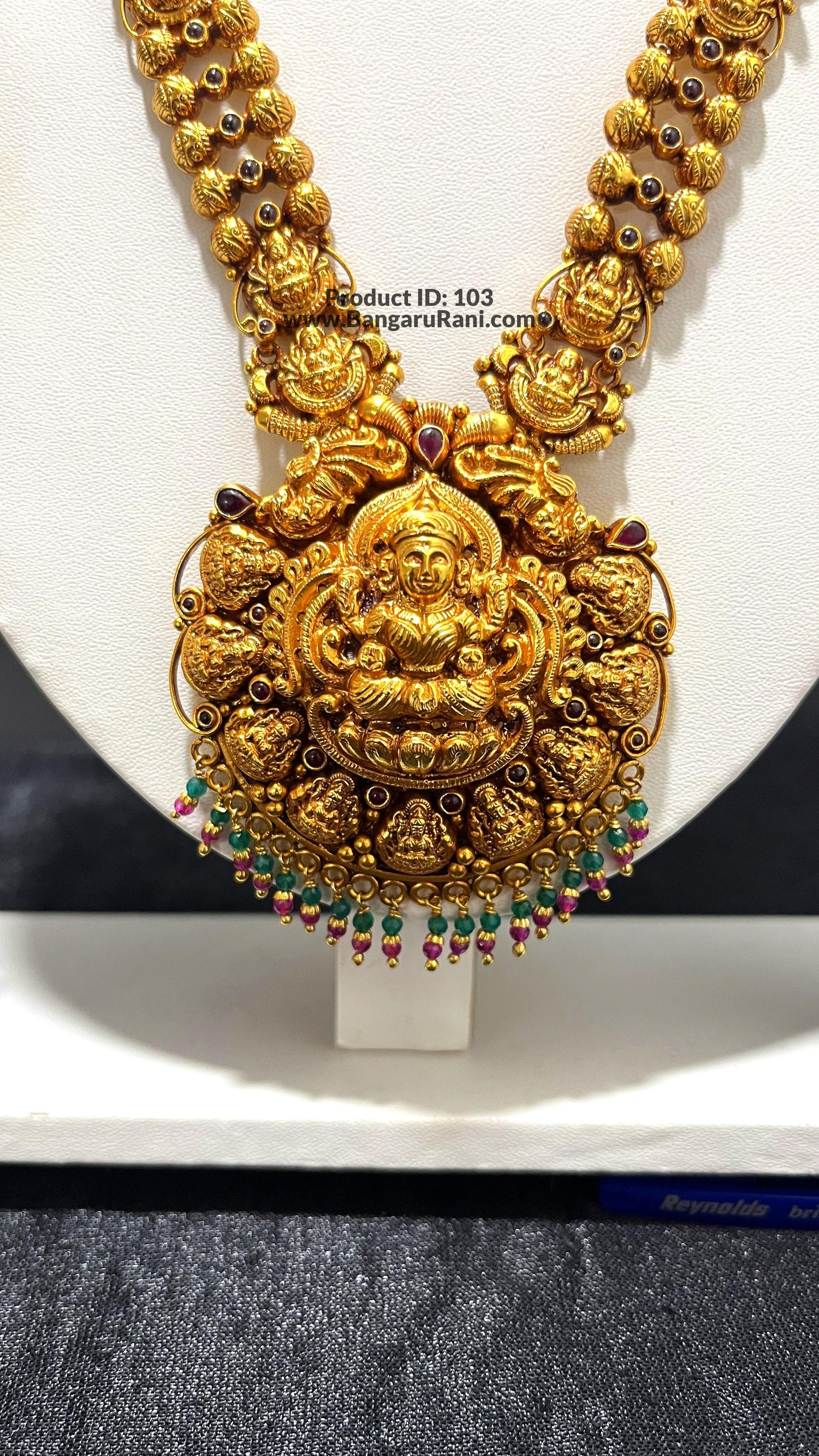 Saravana Jewellers 65.3gms SILVER HARAMS 916 Nakshi