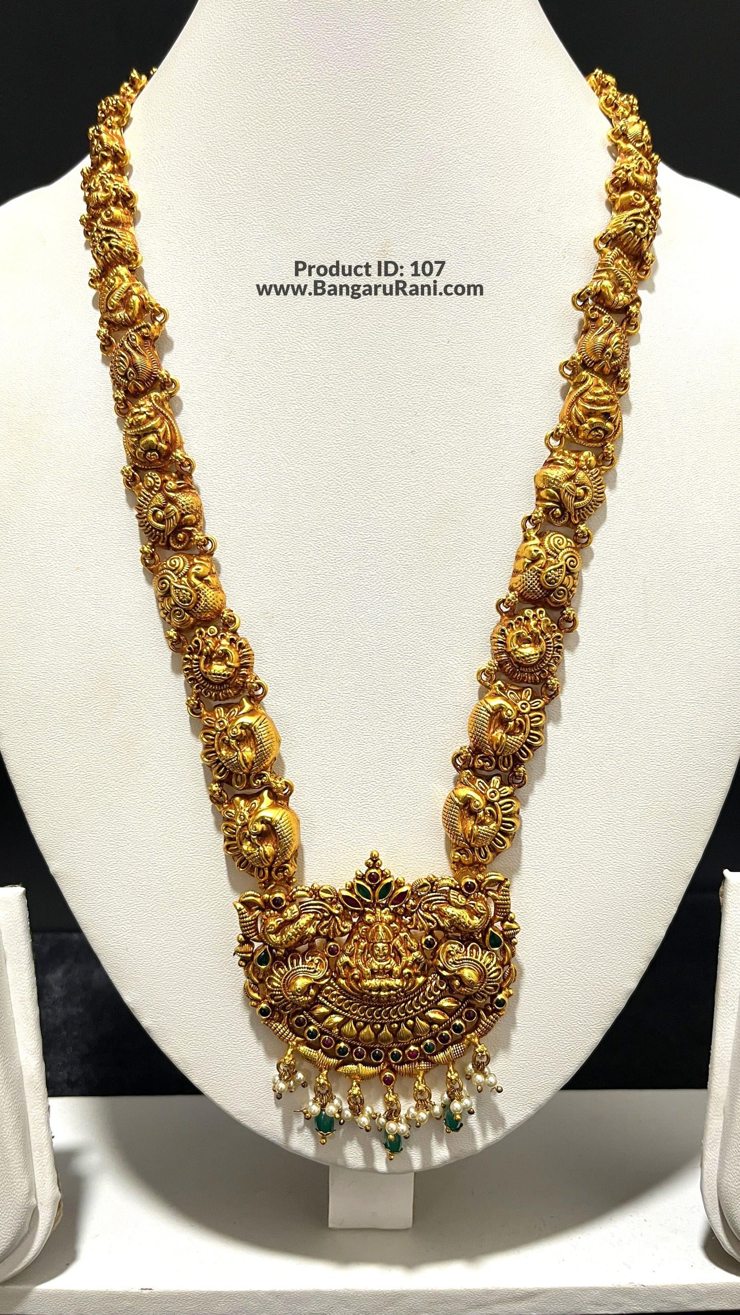 Saravana Jewellers 48.7gms SILVER HARAMS 916 Nakshi