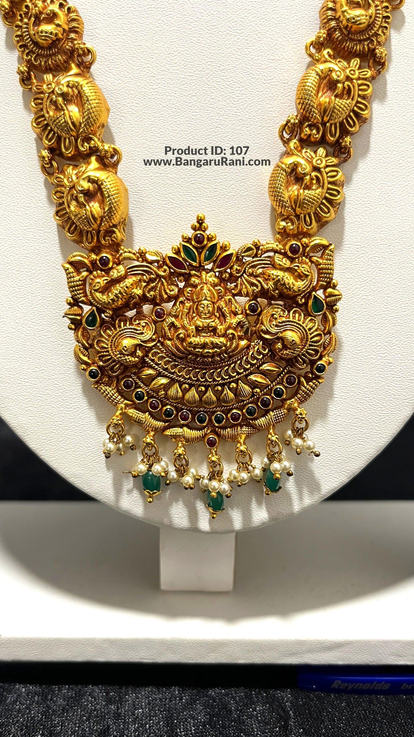 Saravana Jewellers 48.7gms SILVER HARAMS 916 Nakshi
