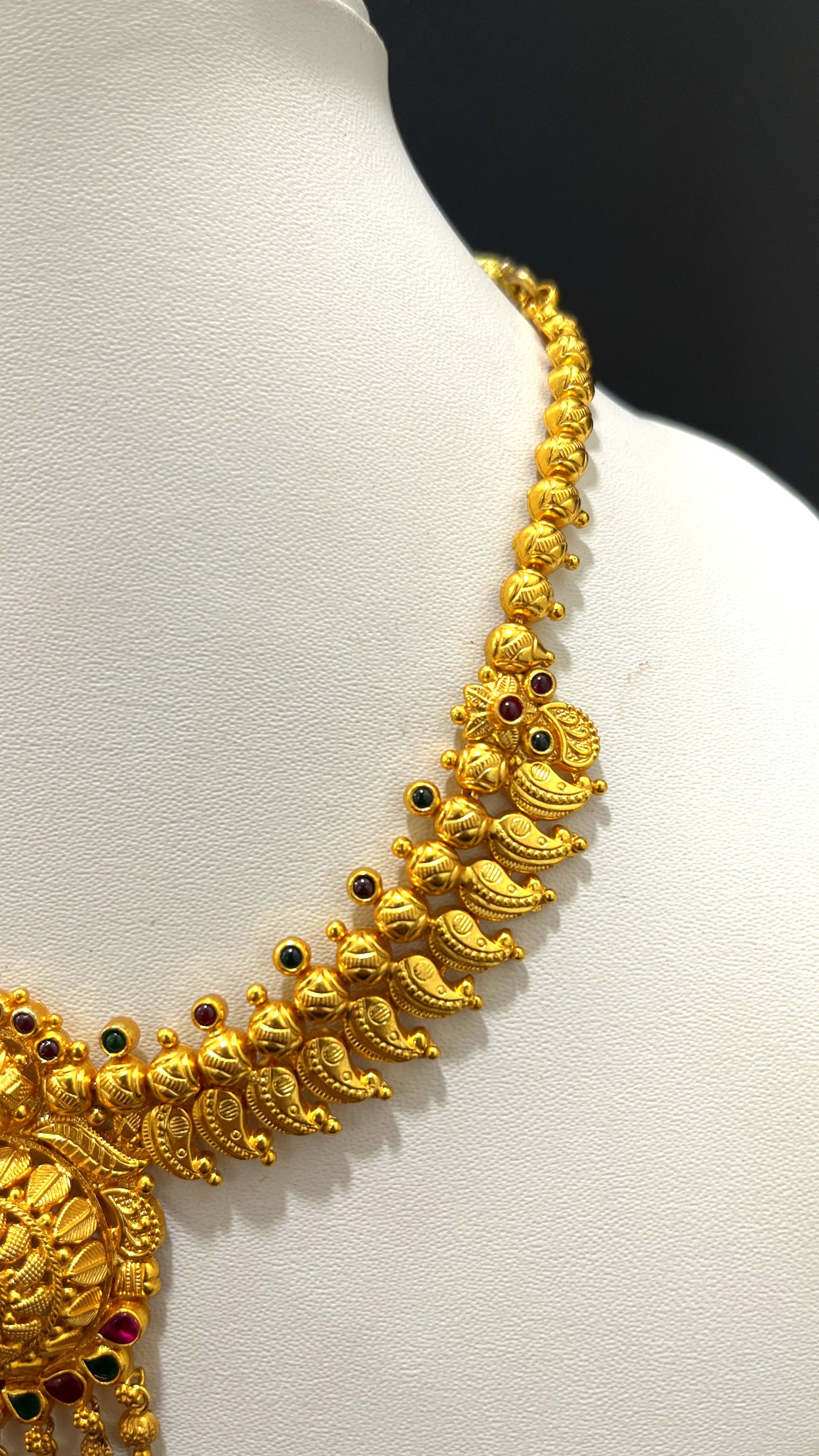 Saravana Jewellers 30gms SILVER NECKLACE 916 Nakshi