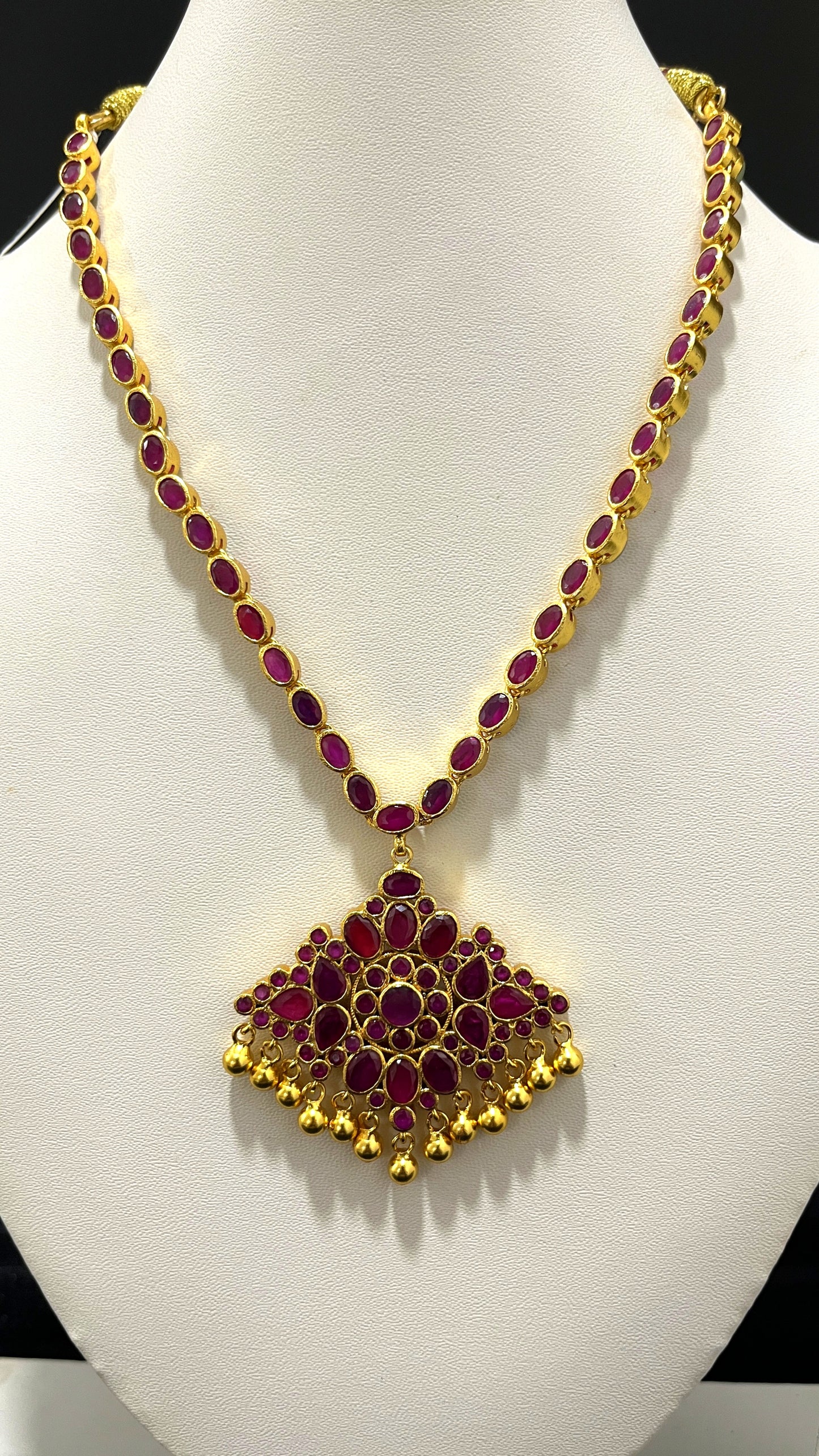 Saravana Jewellers 47.4gms SILVER NECKLACE 916 Nakshi