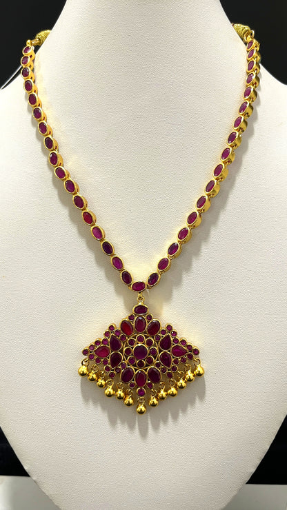 Saravana Jewellers 47.4gms SILVER NECKLACE 916 Nakshi