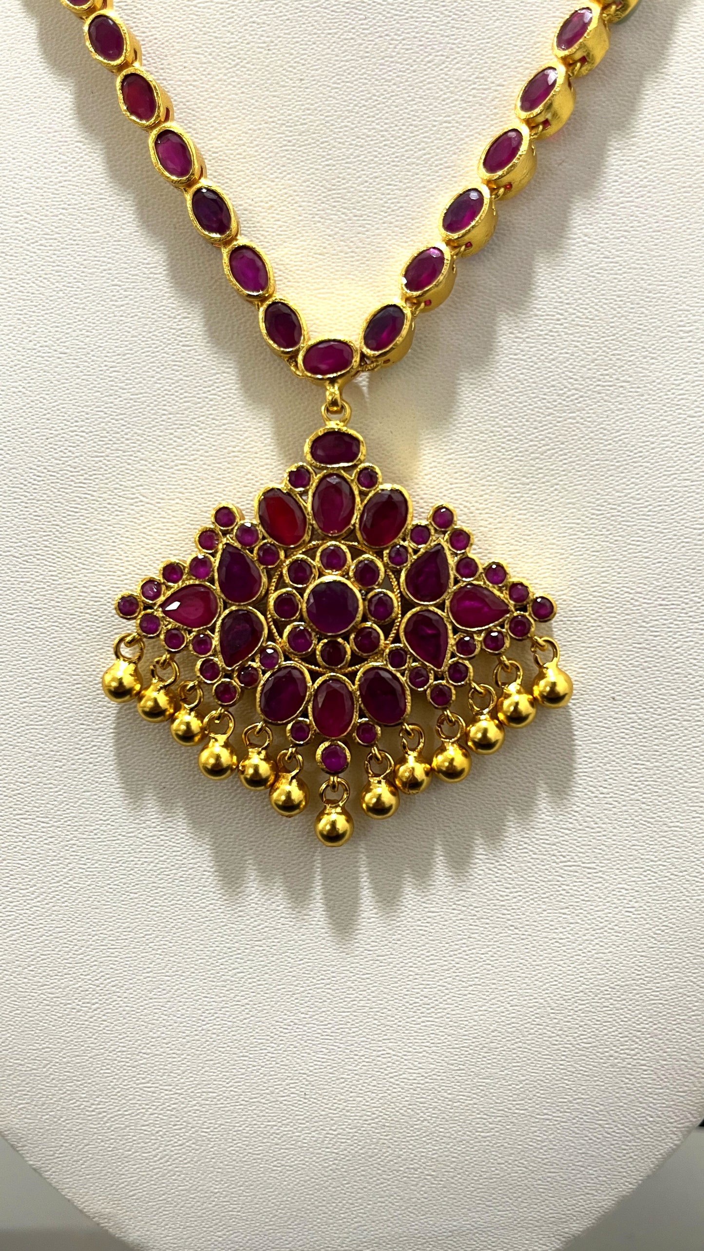 Saravana Jewellers 47.4gms SILVER NECKLACE 916 Nakshi