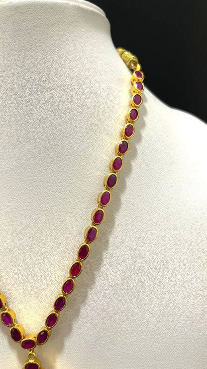 Saravana Jewellers 47.4gms SILVER NECKLACE 916 Nakshi