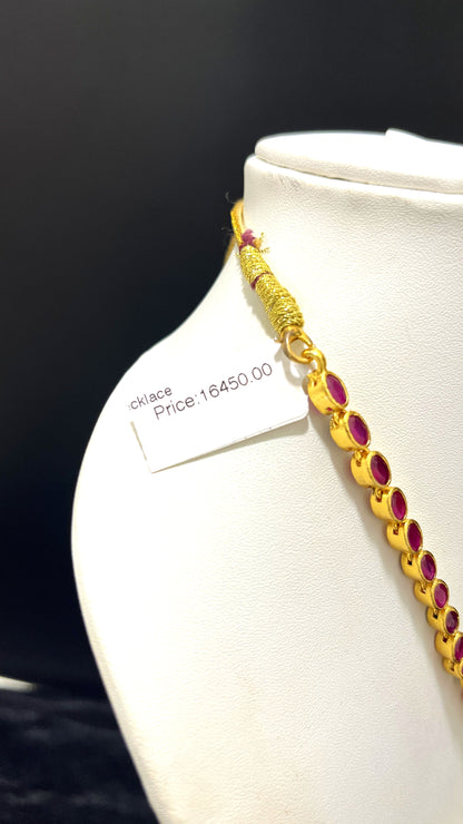 Saravana Jewellers 47.4gms SILVER NECKLACE 916 Nakshi