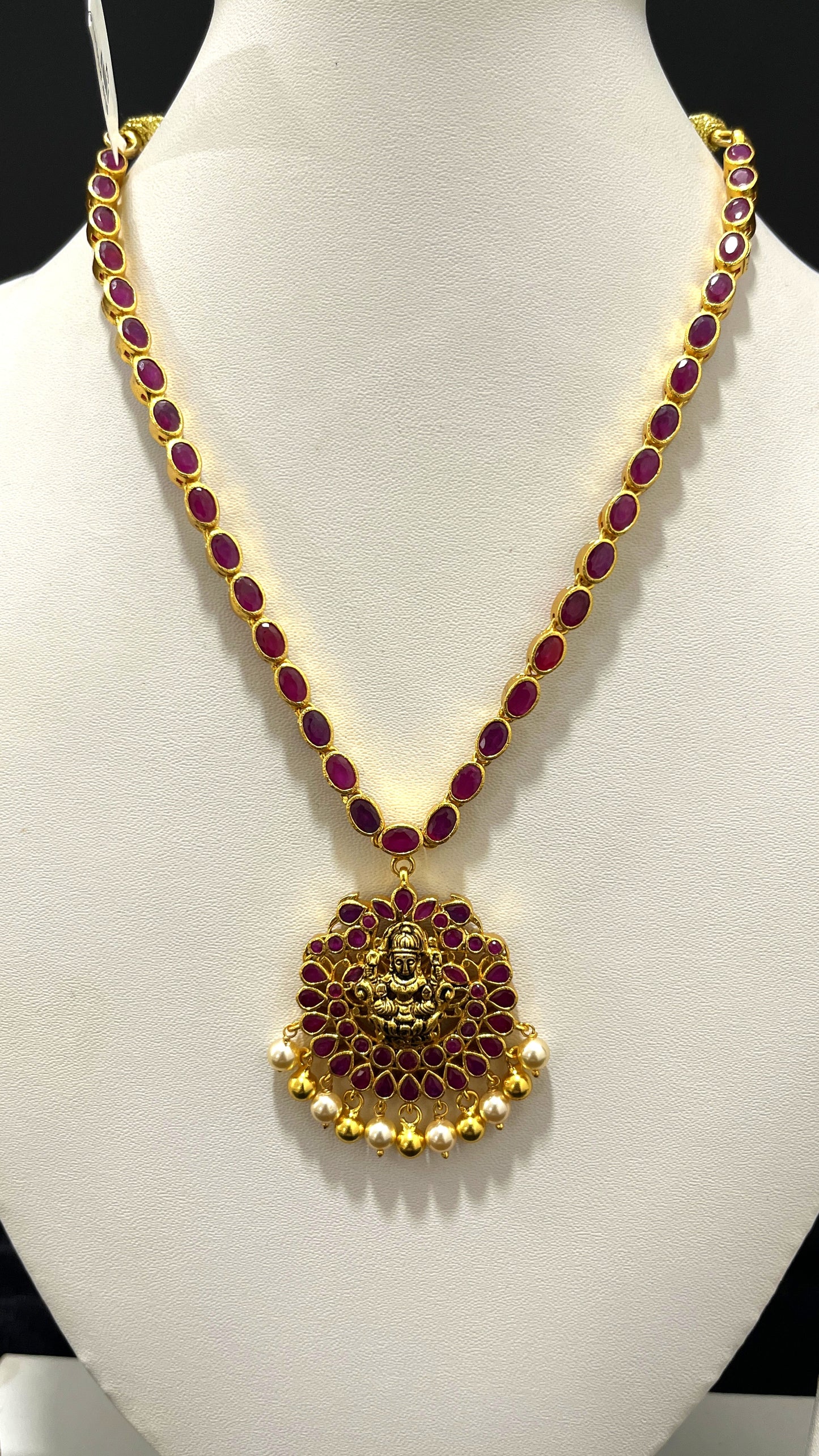 Saravana Jewellers 42.7gms SILVER NECKLACE 916 Nakshi