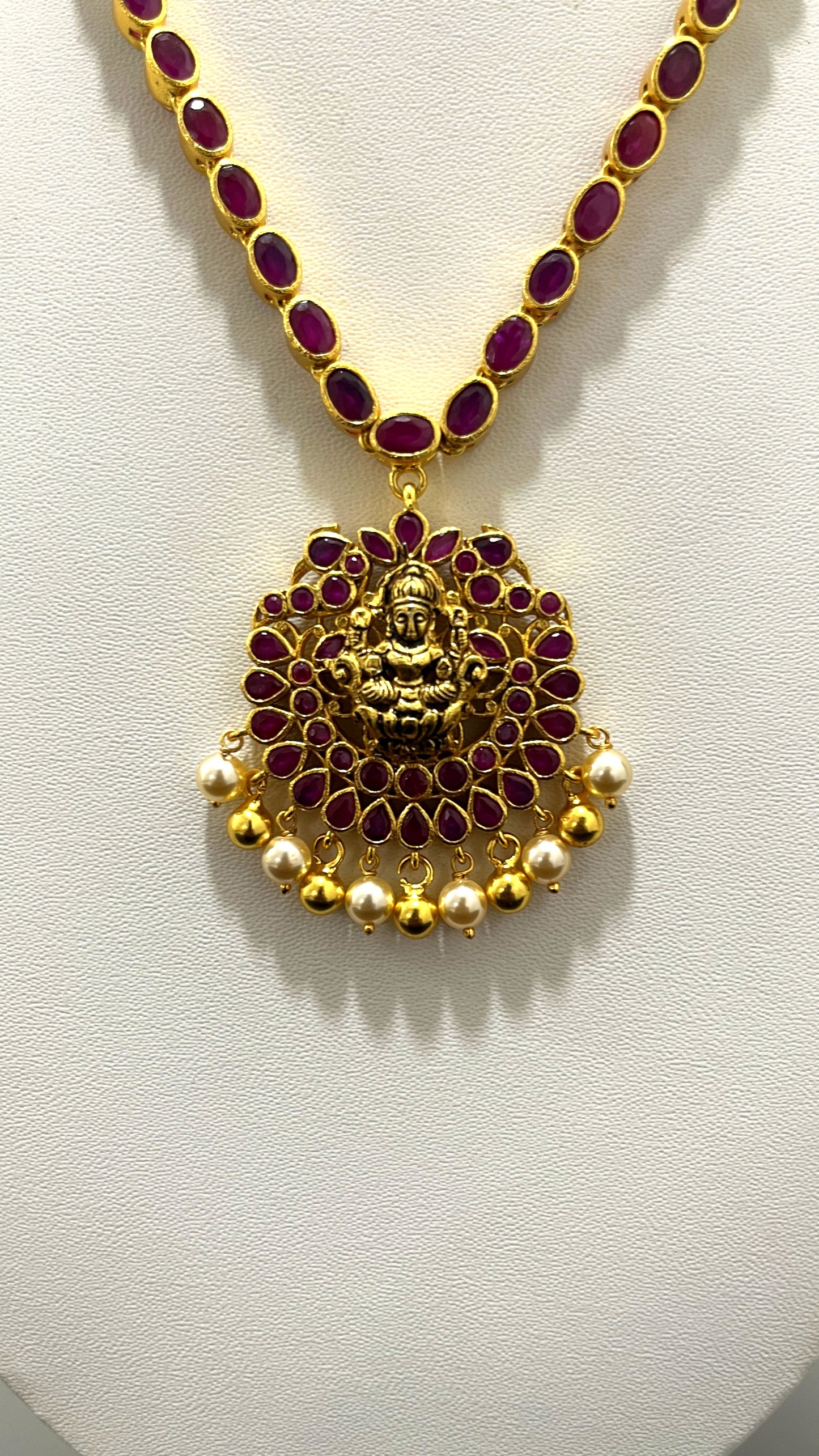 Saravana Jewellers 42.7gms SILVER NECKLACE 916 Nakshi