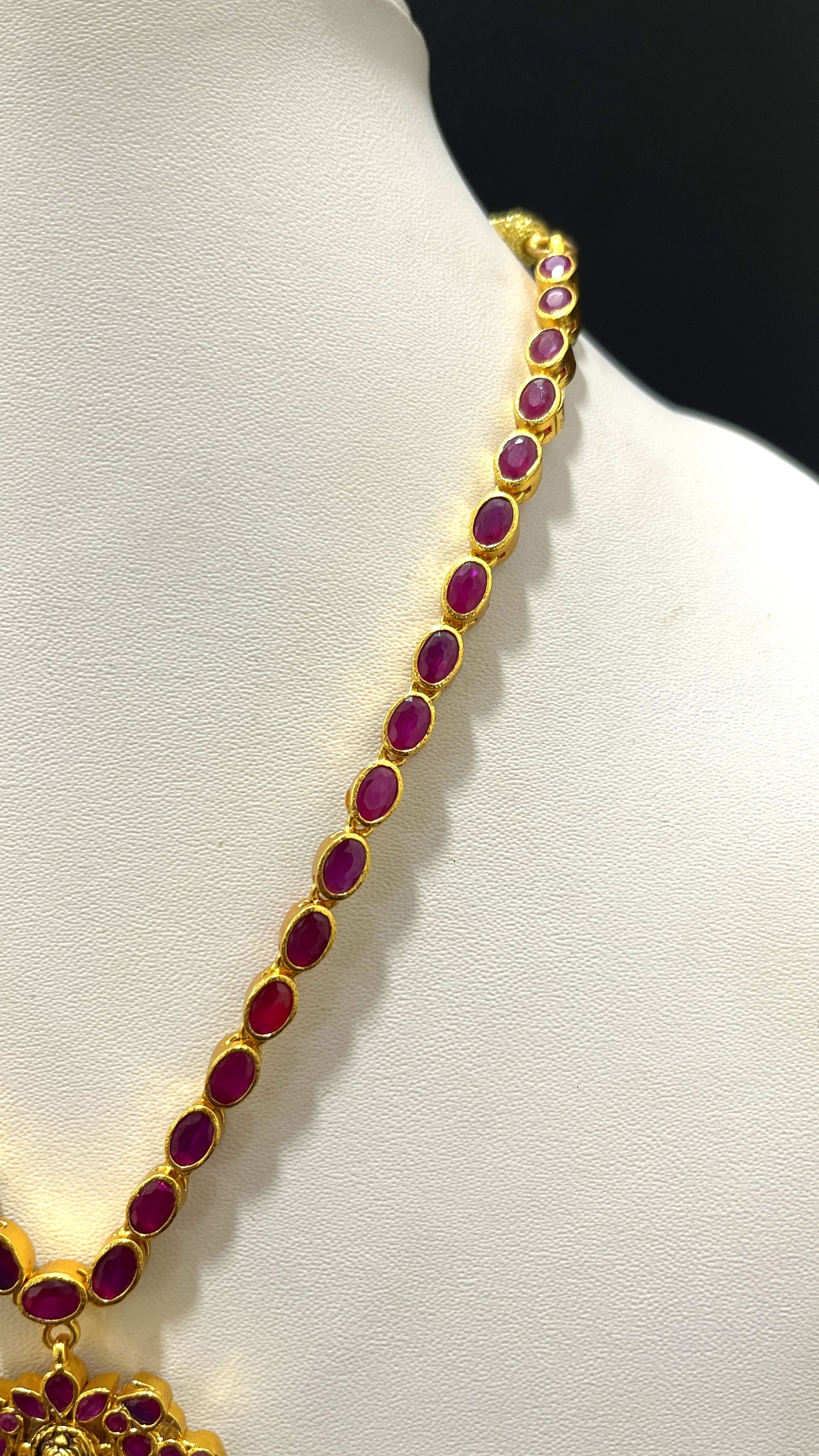 Saravana Jewellers 42.7gms SILVER NECKLACE 916 Nakshi