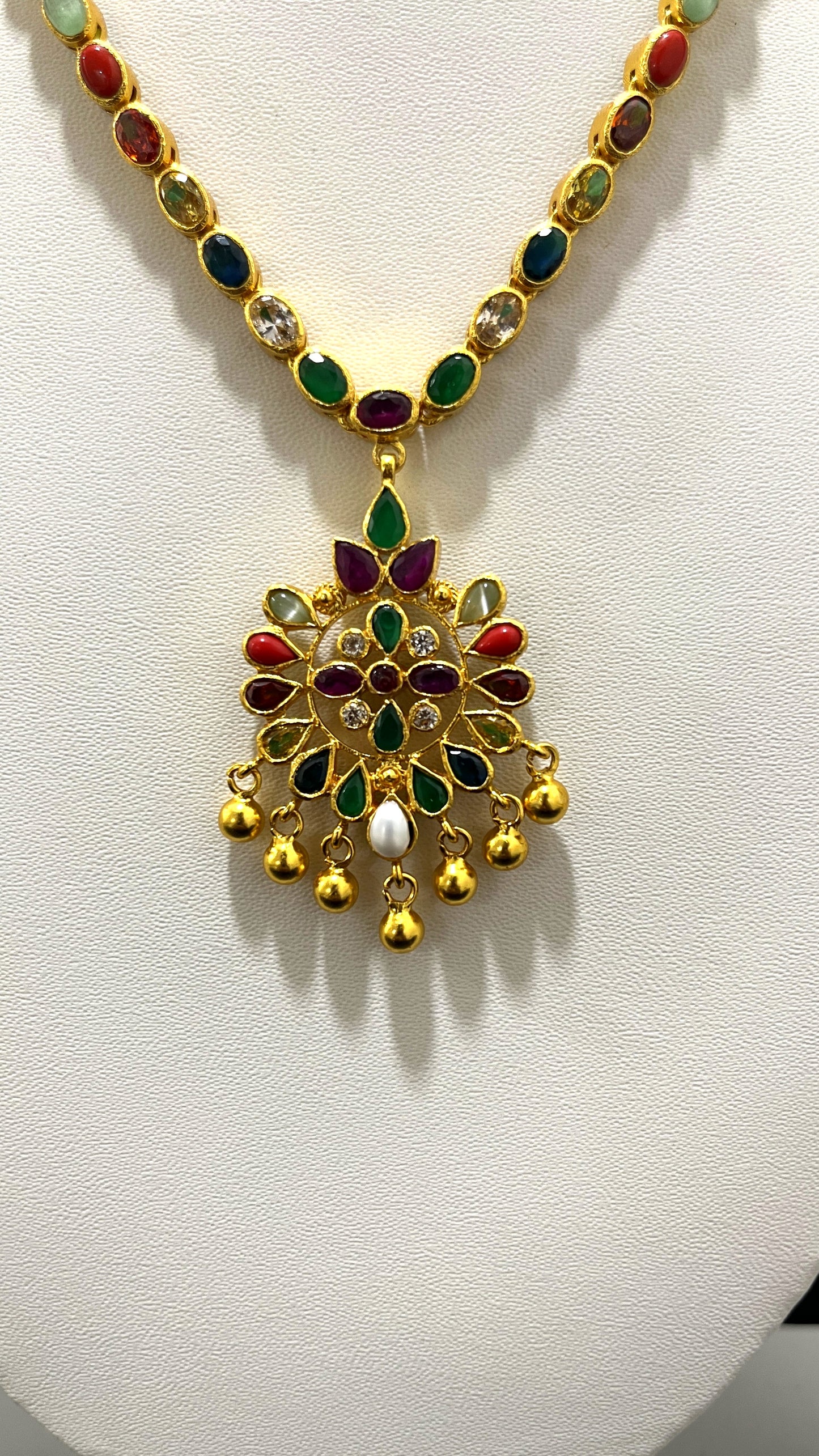 Saravana Jewellers 32.6gms SILVER NECKLACE 916 Nakshi