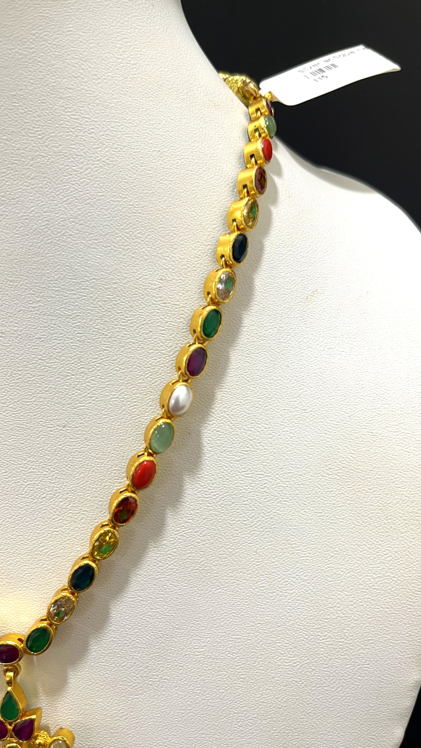 Saravana Jewellers 32.6gms SILVER NECKLACE 916 Nakshi