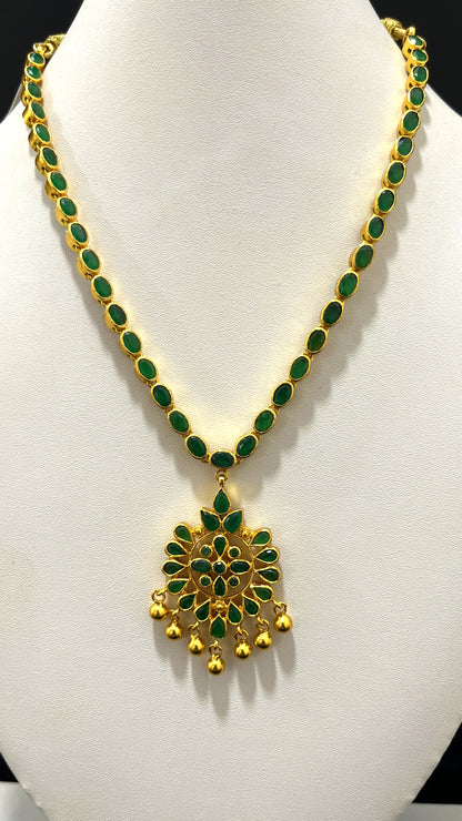 Saravana Jewellers 32.6gms SILVER NECKLACE 916 Nakshi