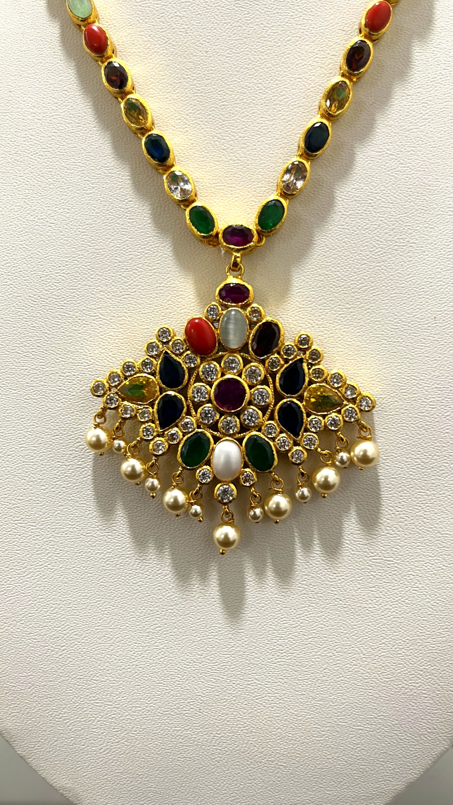 Saravana Jewellers 44.3gms SILVER NECKLACE 916 Nakshi