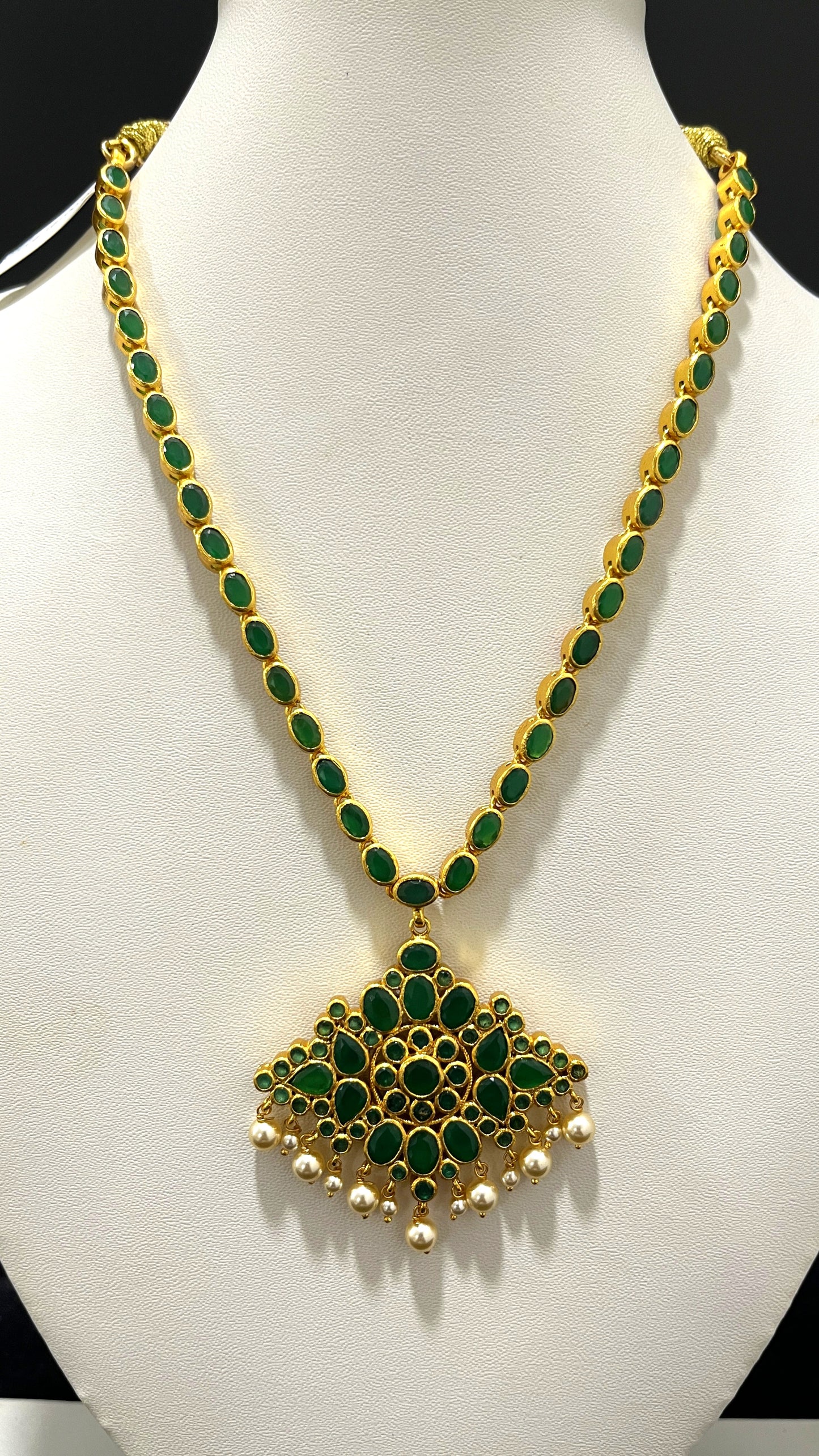 Saravana Jewellers 44.3gms SILVER NECKLACE 916 Nakshi