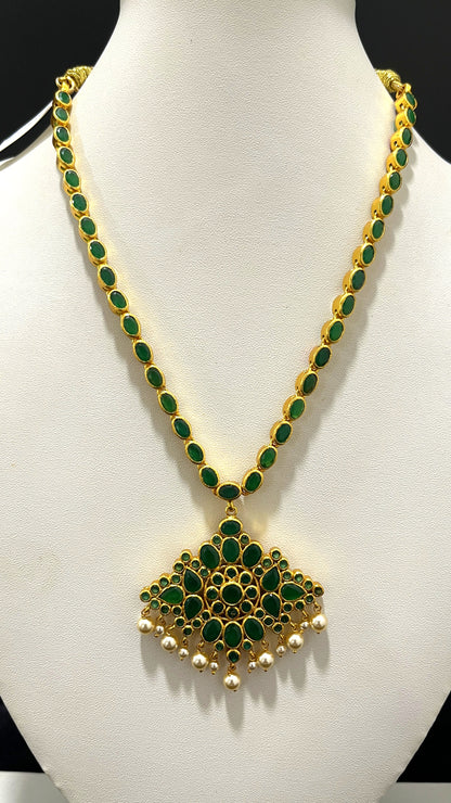 Saravana Jewellers 44.3gms SILVER NECKLACE 916 Nakshi