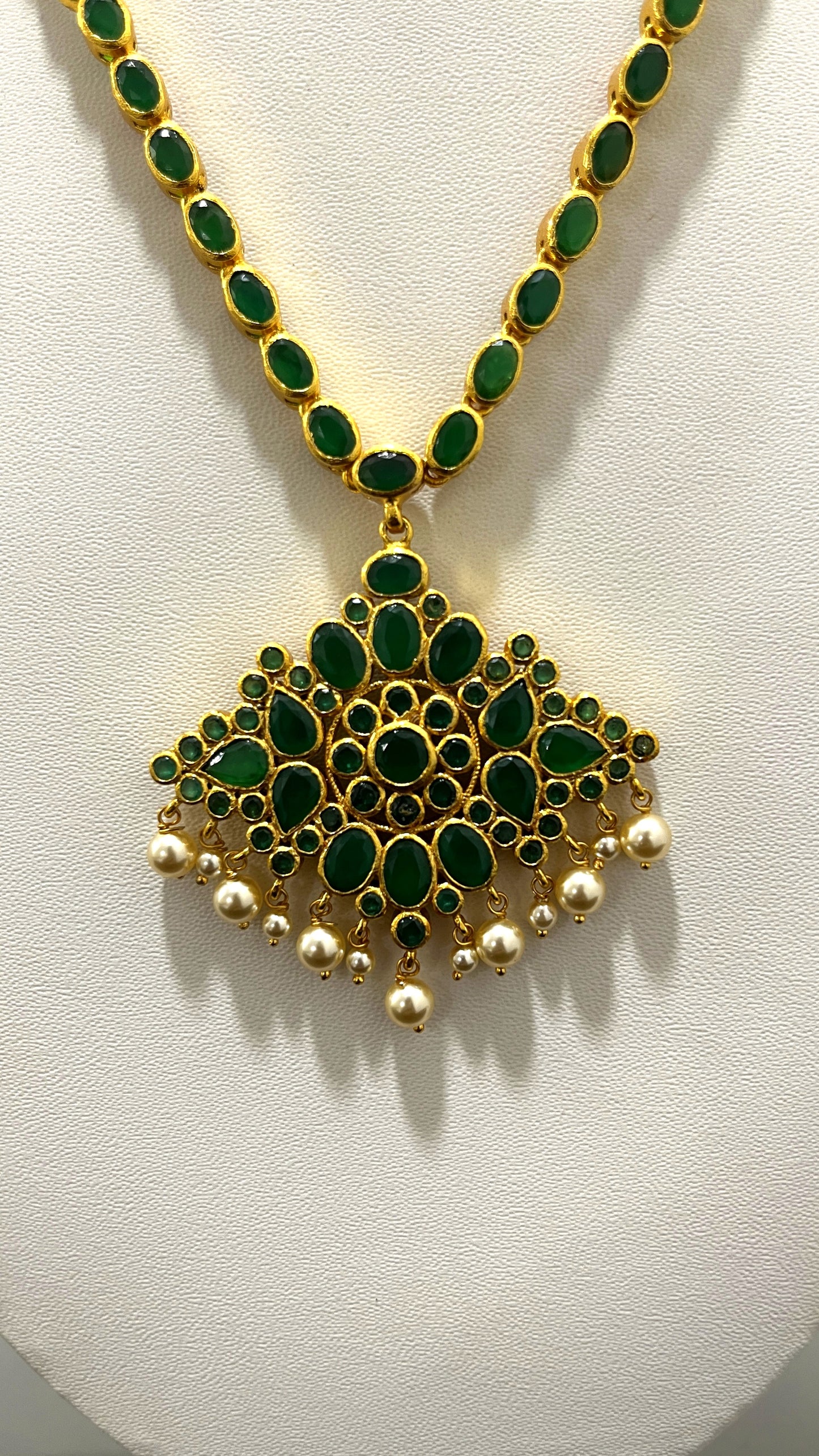 Saravana Jewellers 44.3gms SILVER NECKLACE 916 Nakshi