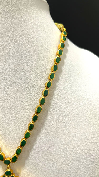 Saravana Jewellers 44.3gms SILVER NECKLACE 916 Nakshi