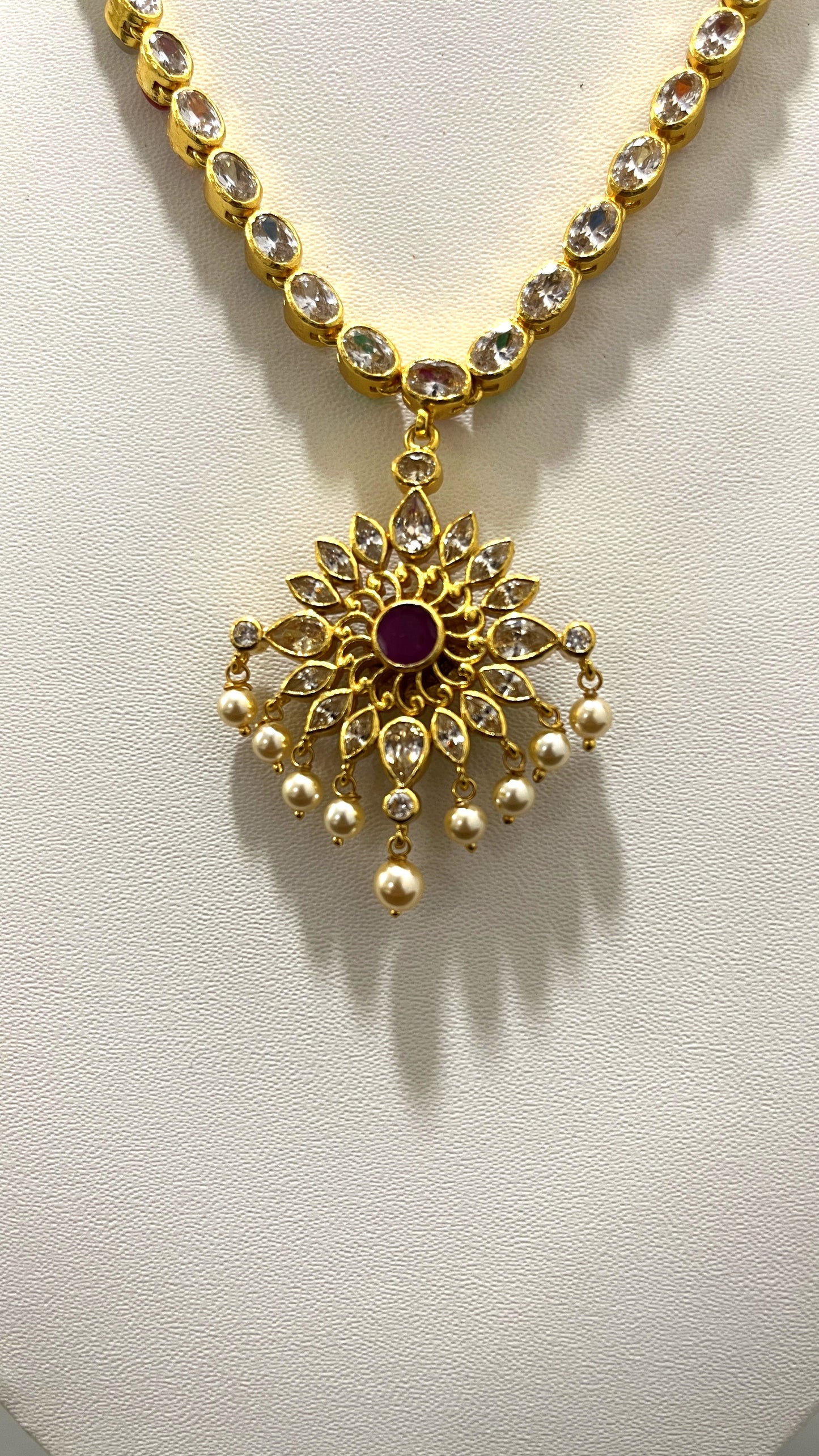 Saravana Jewellers 39gms SILVER NECKLACE 916 Nakshi