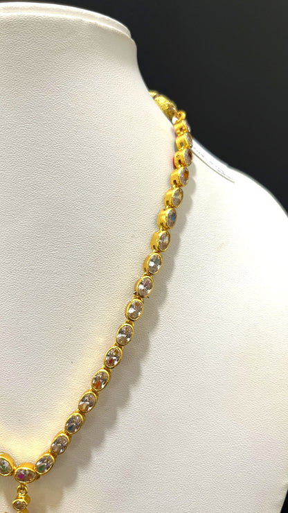 Saravana Jewellers 39gms SILVER NECKLACE 916 Nakshi