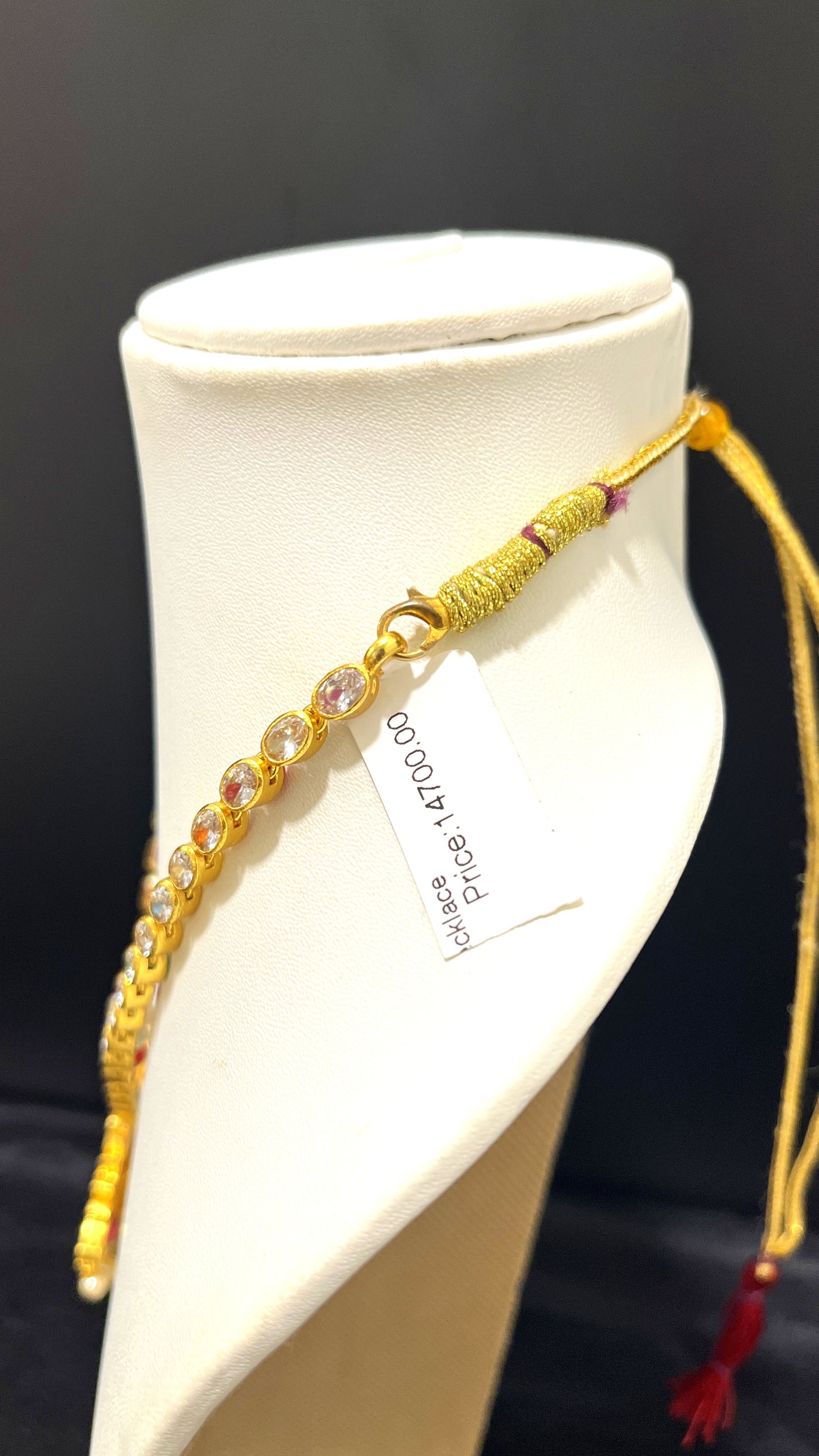 Saravana Jewellers 39gms SILVER NECKLACE 916 Nakshi