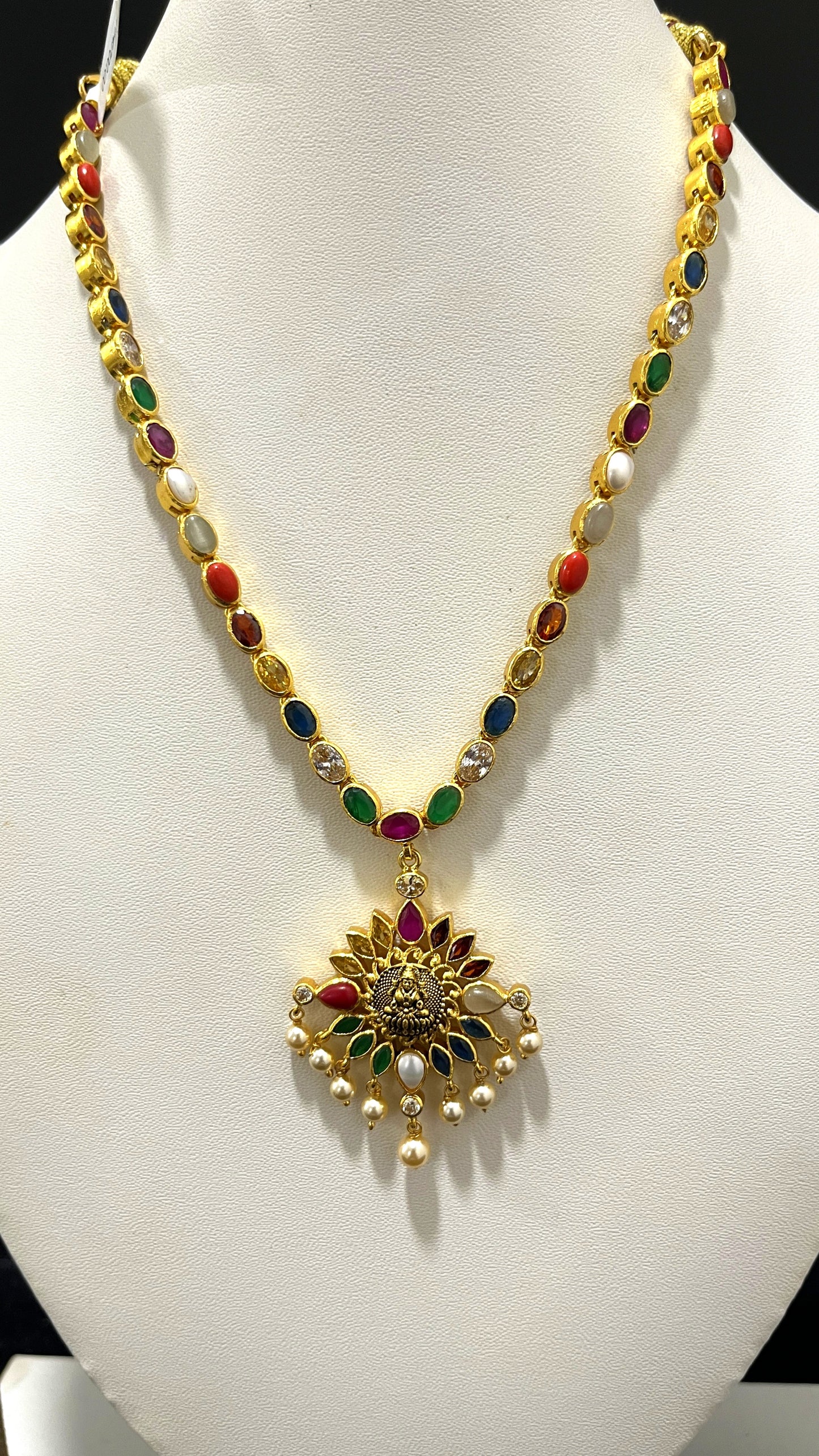 Saravana Jewellers 39gms SILVER NECKLACE 916 Nakshi