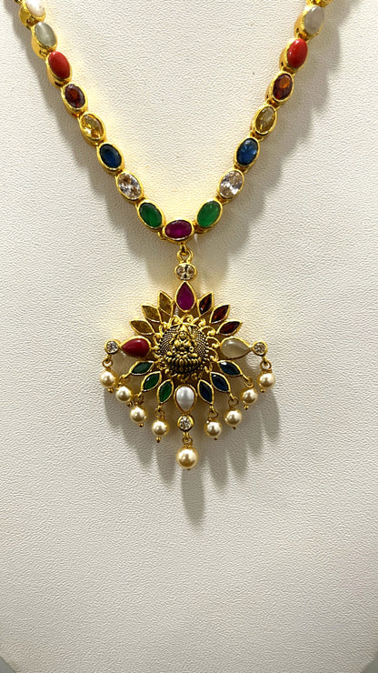 Saravana Jewellers 39gms SILVER NECKLACE 916 Nakshi