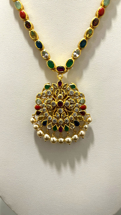 Saravana Jewellers 42.5gms SILVER NECKLACE 916 Nakshi