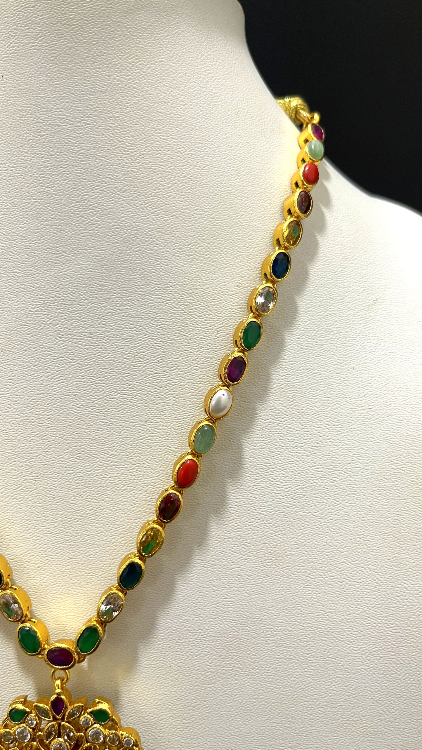 Saravana Jewellers 42.5gms SILVER NECKLACE 916 Nakshi