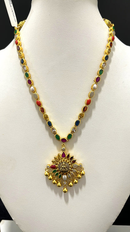 Saravana Jewellers 39.1gms SILVER NECKLACE 916 Nakshi