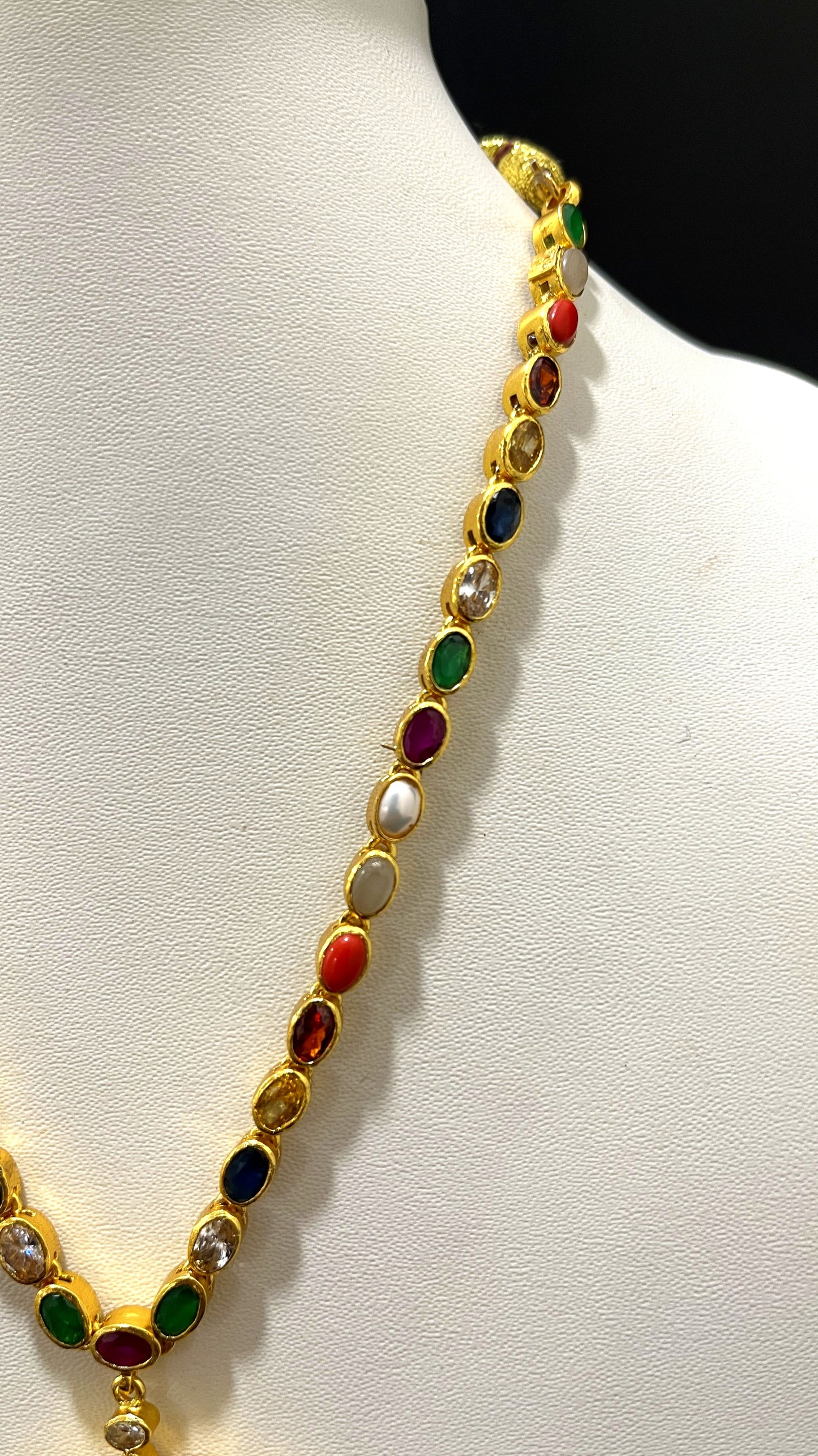 Saravana Jewellers 39.1gms SILVER NECKLACE 916 Nakshi