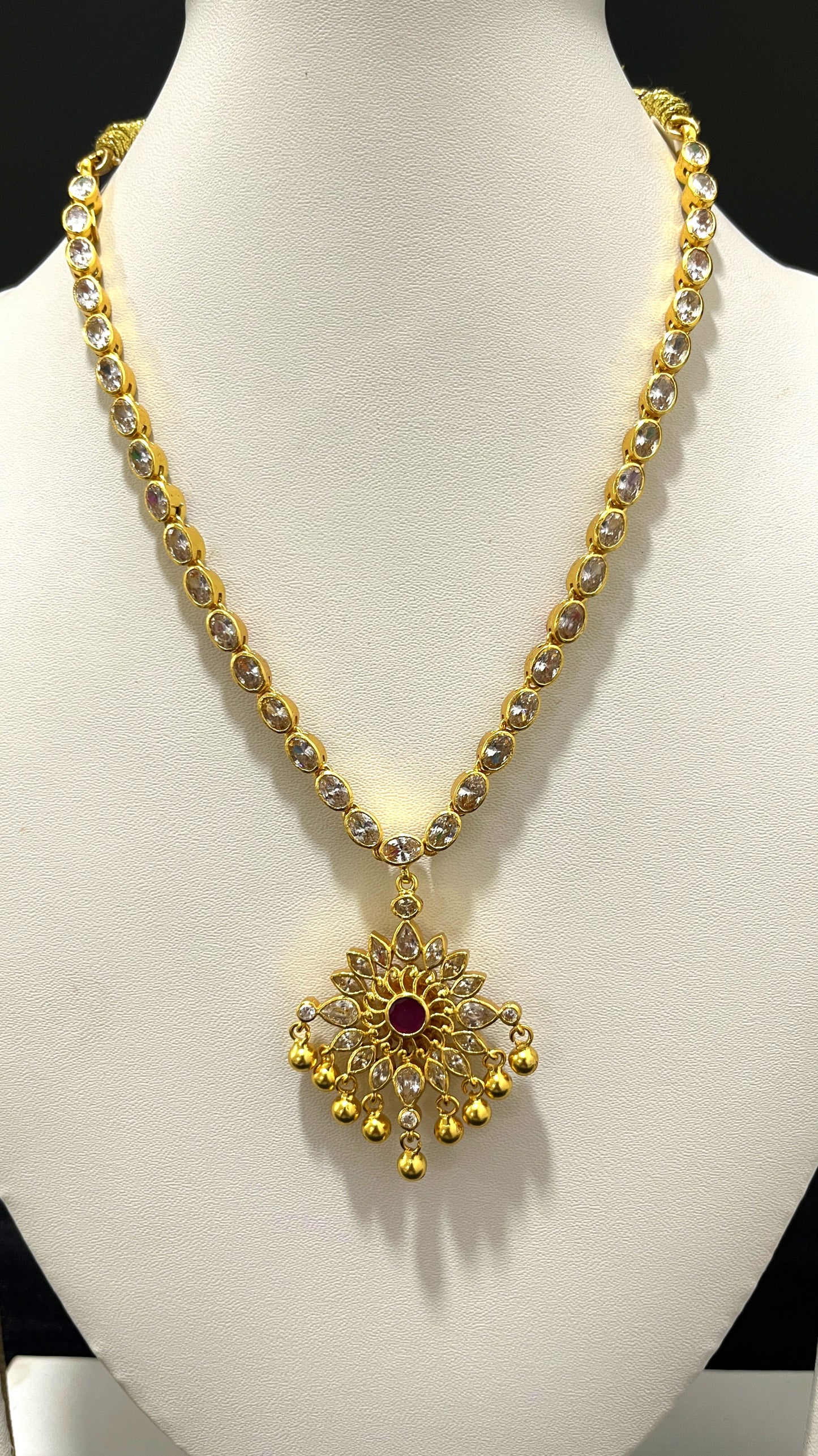 Saravana Jewellers 39.1gms SILVER NECKLACE 916 Nakshi