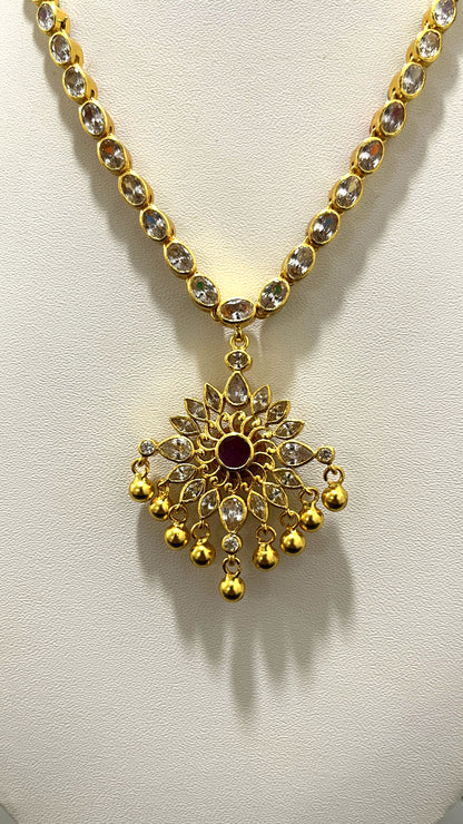 Saravana Jewellers 39.1gms SILVER NECKLACE 916 Nakshi