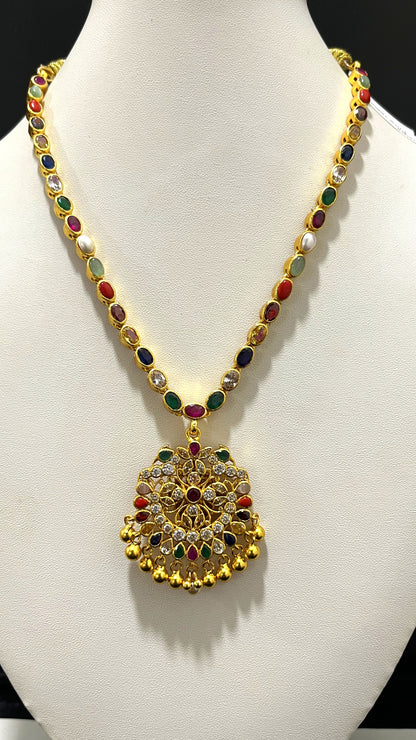 Saravana Jewellers 44.8gms SILVER NECKLACE 916 Nakshi