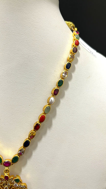 Saravana Jewellers 44.8gms SILVER NECKLACE 916 Nakshi