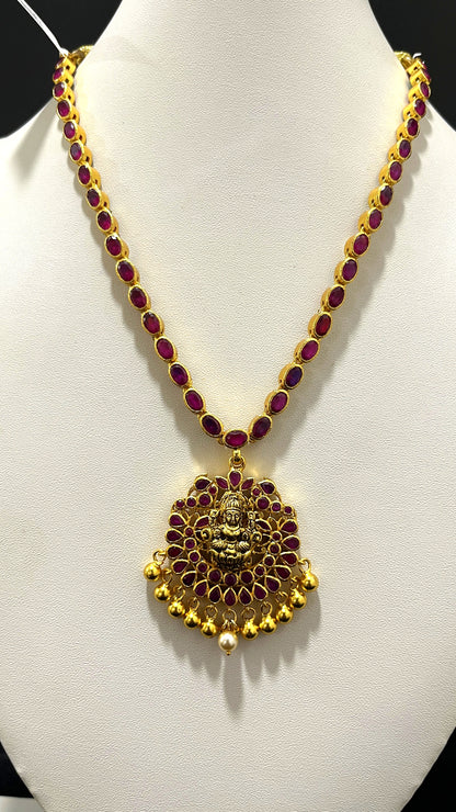 Saravana Jewellers 44.8gms SILVER NECKLACE 916 Nakshi