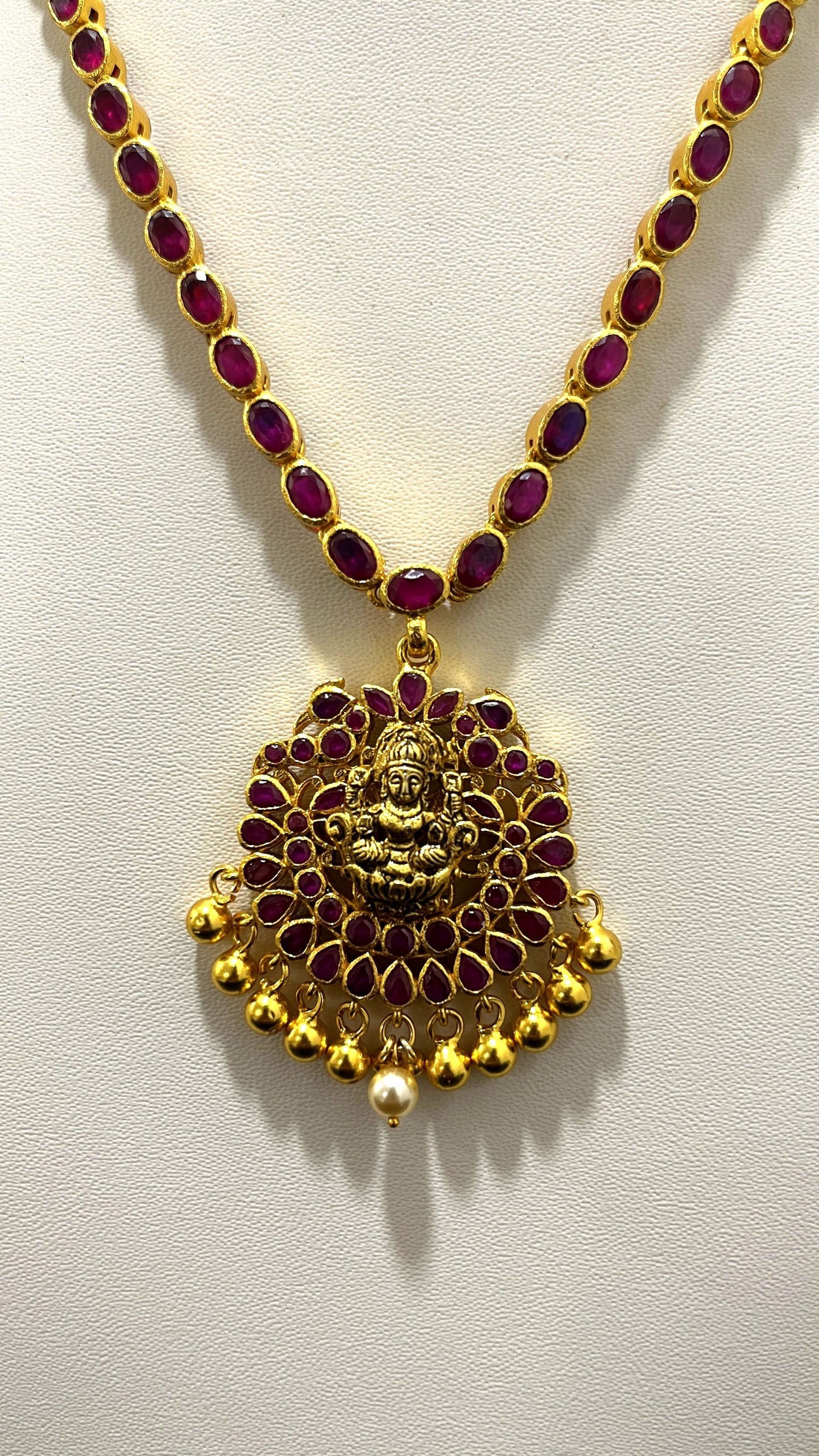 Saravana Jewellers 44.8gms SILVER NECKLACE 916 Nakshi