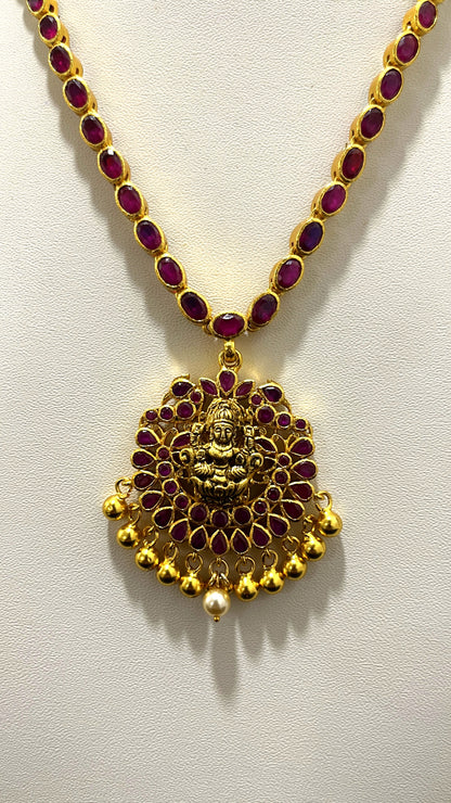 Saravana Jewellers 44.8gms SILVER NECKLACE 916 Nakshi