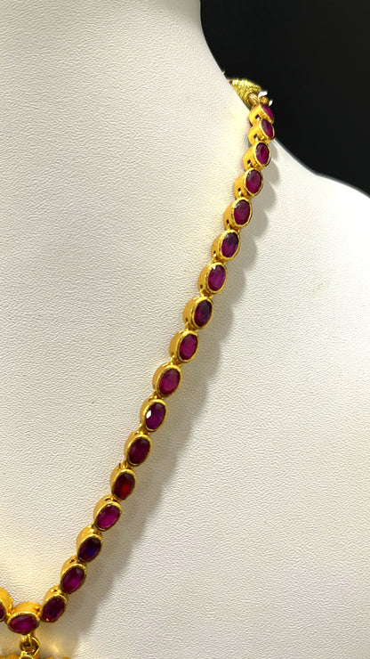 Saravana Jewellers 44.8gms SILVER NECKLACE 916 Nakshi