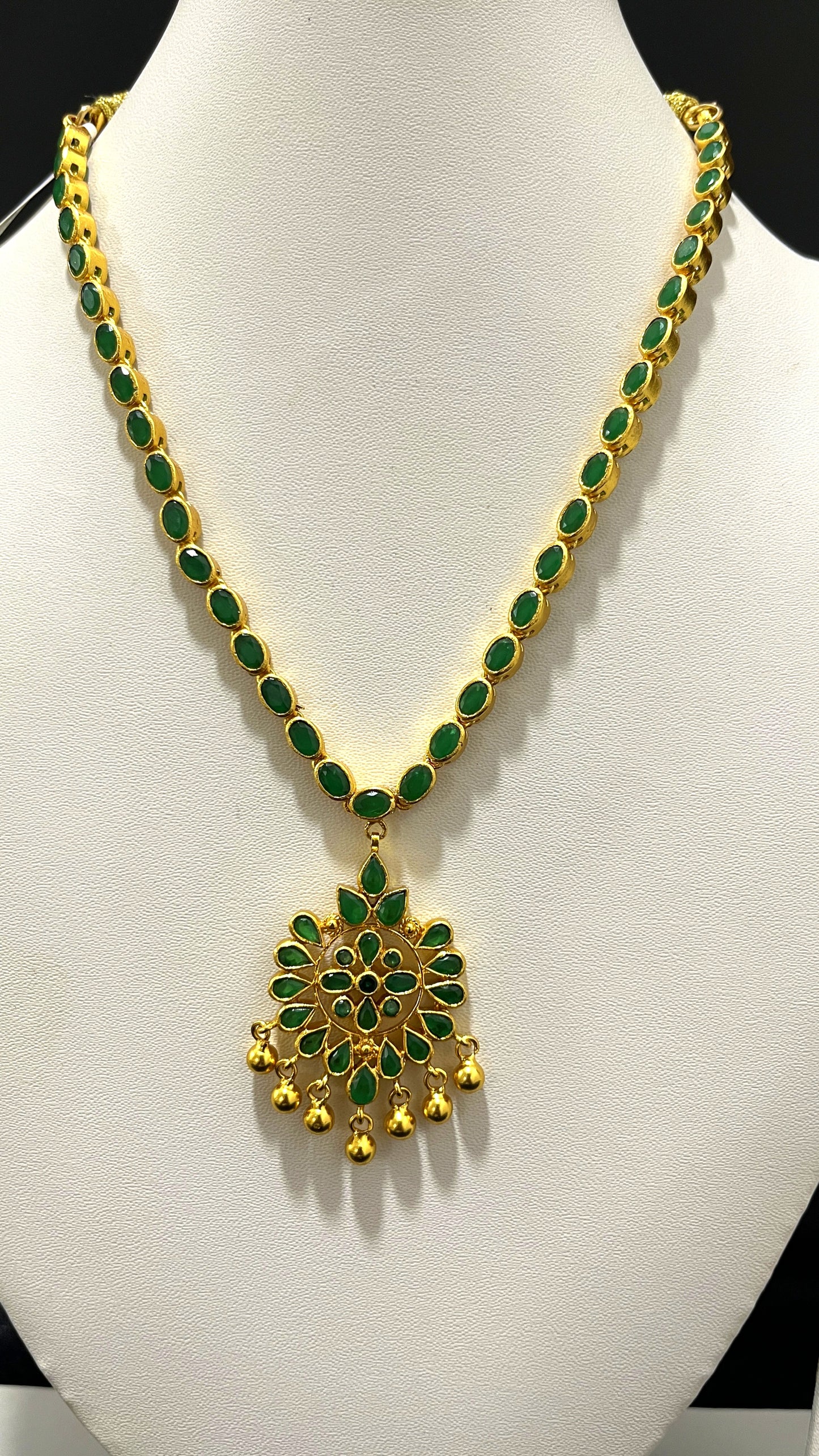 Saravana Jewellers 34.5gms SILVER NECKLACE 916 Nakshi